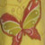 Butterflies on Yellow Mezuzah